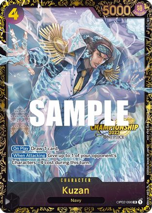 Kuzan (Championship 2023) (OP02-096) - One Piece Promotion Cards Foil | Grognard Games