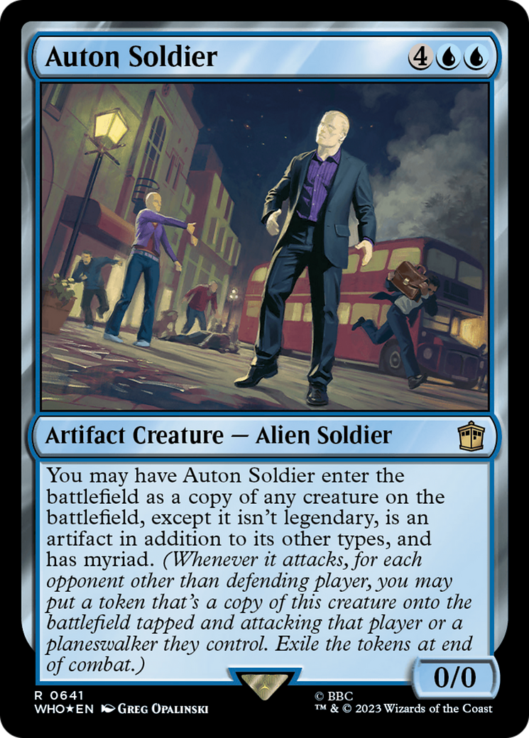 Auton Soldier (Surge Foil) [Doctor Who] | Grognard Games
