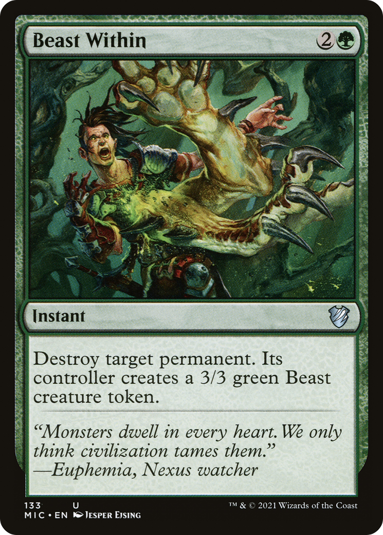 Beast Within [Innistrad: Midnight Hunt Commander] | Grognard Games