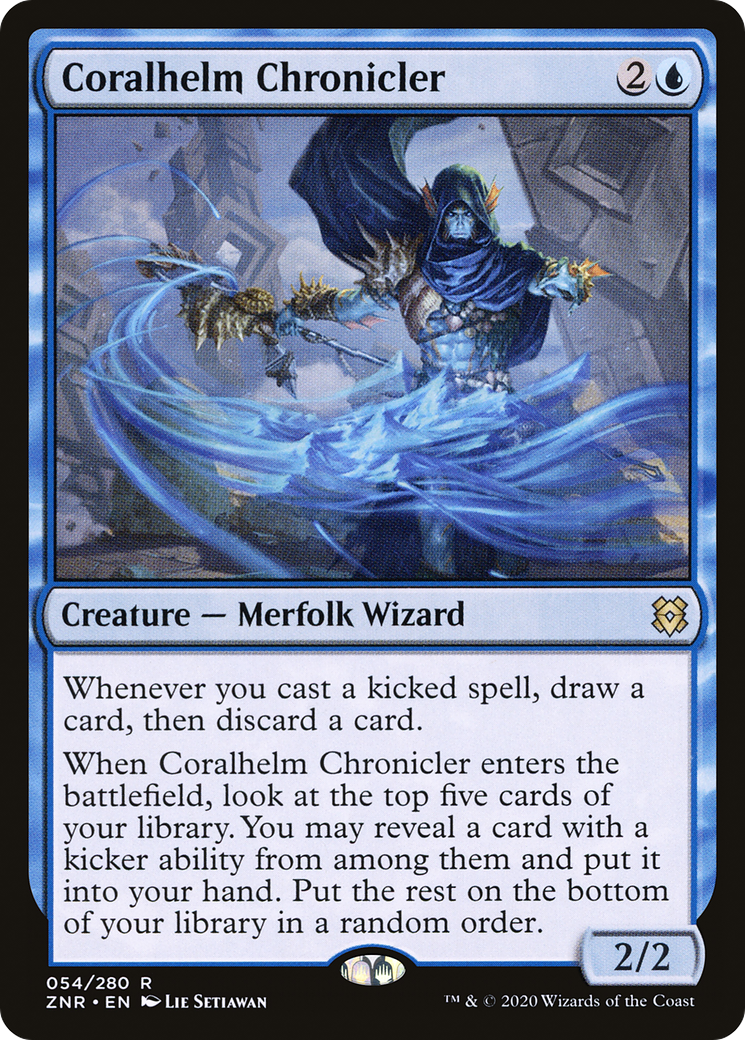 Coralhelm Chronicler [Zendikar Rising] | Grognard Games