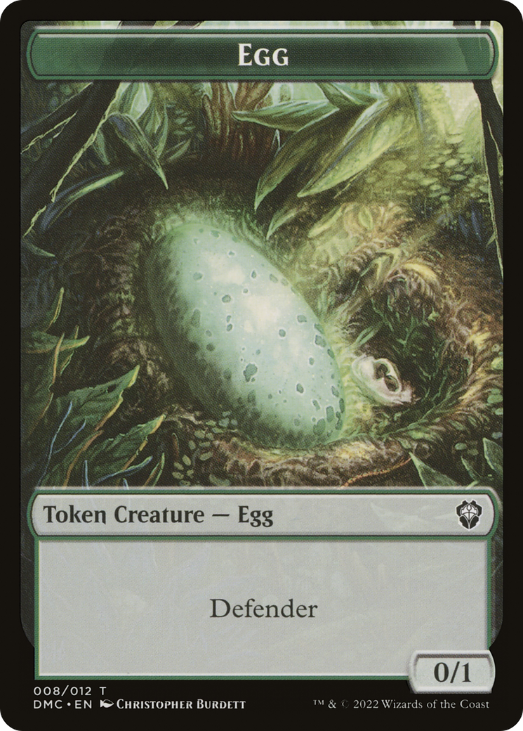 Treasure // Egg Double-Sided Token [Secret Lair Drop Series] | Grognard Games