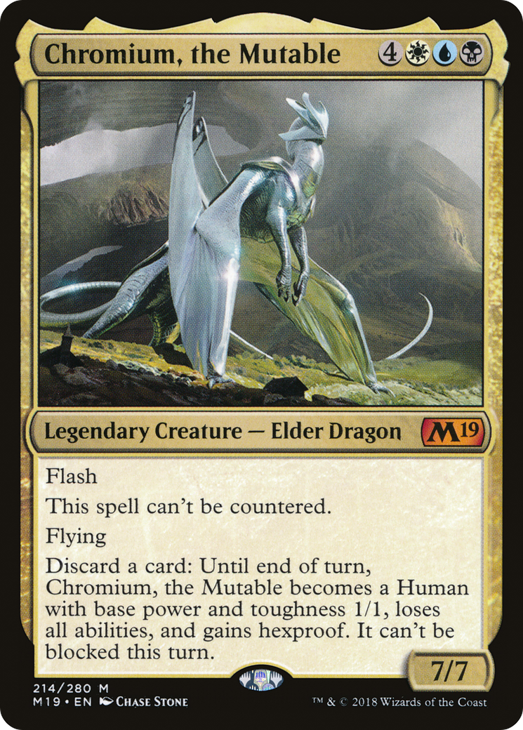 Chromium, the Mutable [Core Set 2019] | Grognard Games
