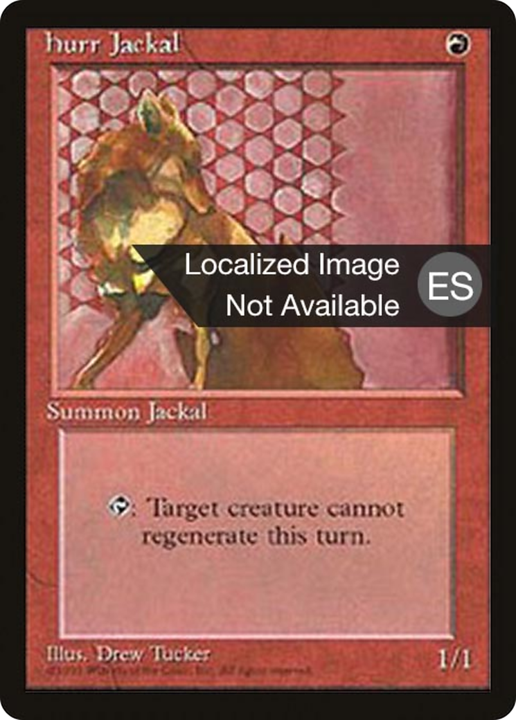Hurr Jackal [Fourth Edition (Foreign Black Border)] | Grognard Games