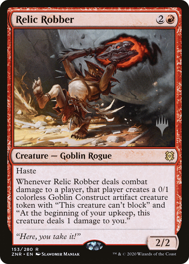 Relic Robber (Promo Pack) [Zendikar Rising Promos] | Grognard Games