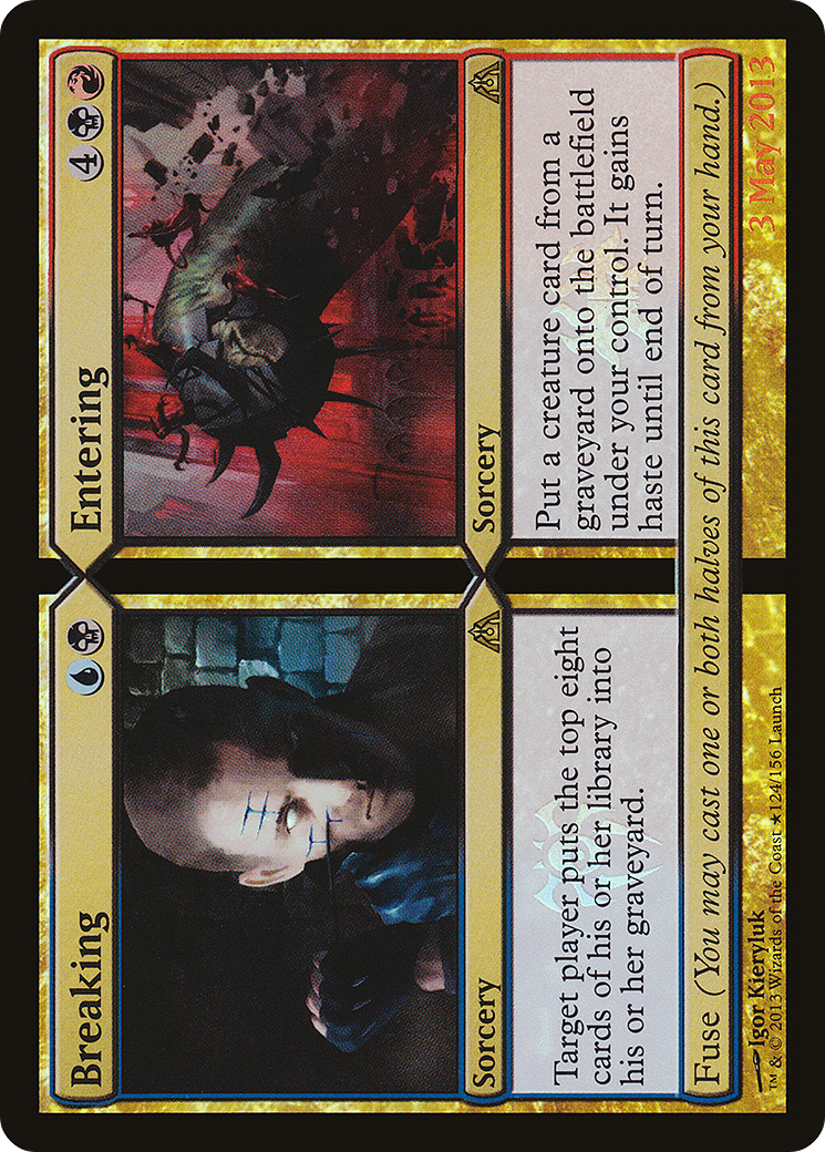 Breaking // Entering (Launch) [Dragon's Maze Promos] | Grognard Games