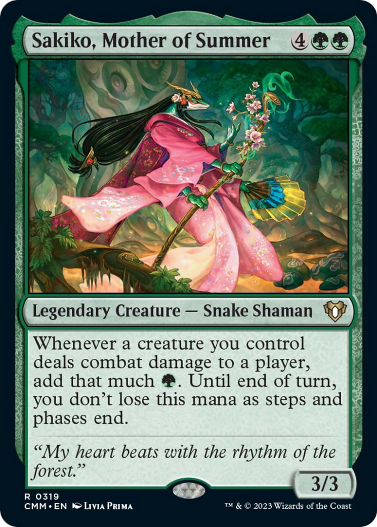 Sakiko, Mother of Summer [Commander Masters] | Grognard Games