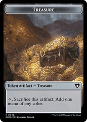 Treasure // Stoneforged Blade Double-Sided Token [Commander Masters Tokens] | Grognard Games