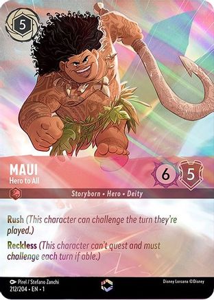Maui - Hero to All (Enchanted) (212/204) [The First Chapter] | Grognard Games