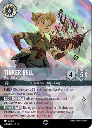 Tinker Bell - Giant Fairy (Enchanted) (216/204) [The First Chapter] | Grognard Games