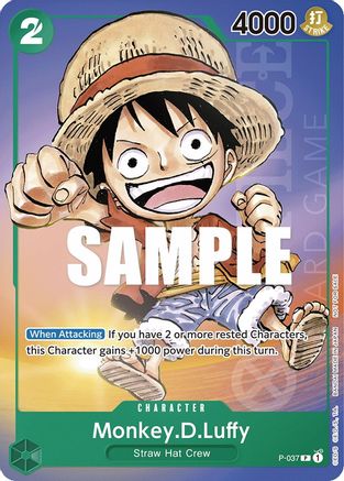 Monkey.D.Luffy (Gen Con 2023) (P-037) - One Piece Promotion Cards Foil | Grognard Games