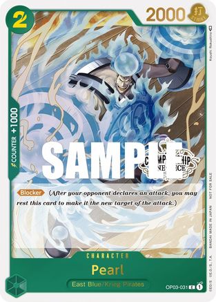 Pearl (Store Championship Participation Pack Vol. 2) (OP03-031) - One Piece Promotion Cards Foil | Grognard Games