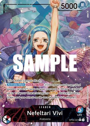 Nefeltari Vivi (001) (Alternate Art) (OP04-001) - Kingdoms of Intrigue Foil | Grognard Games