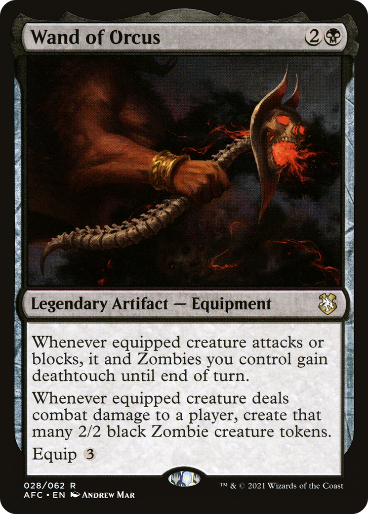 Wand of Orcus [Dungeons & Dragons: Adventures in the Forgotten Realms Commander] | Grognard Games