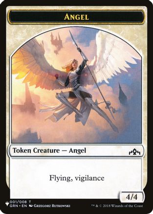 Angel // Warrior Double-Sided Token (LIST-1 // 17) - The List Reprints | Grognard Games