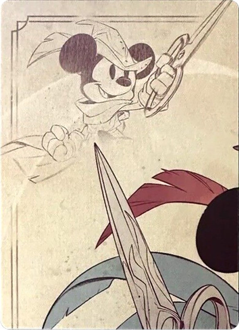 Mickey Mouse - Brave Little Tailor Puzzle Insert (Top Left) [The First Chapter] | Grognard Games