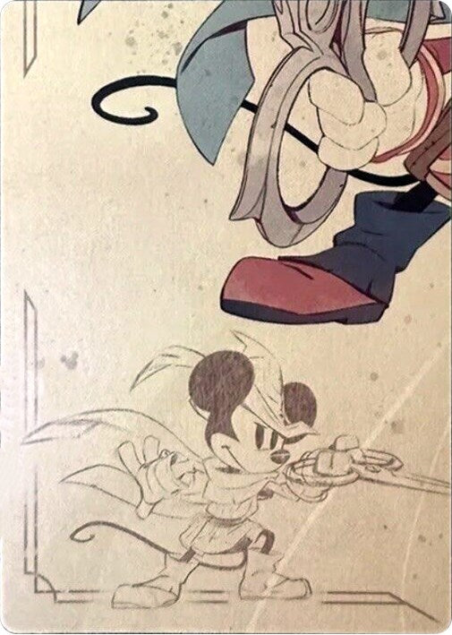 Mickey Mouse - Brave Little Tailor Puzzle Insert (Bottom Left) [The First Chapter] | Grognard Games