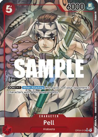 Pell (Alternate Art) (OP04-013) - Kingdoms of Intrigue Foil | Grognard Games