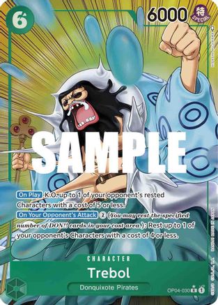 Trebol (Alternate Art) (OP04-030) - Kingdoms of Intrigue Foil | Grognard Games