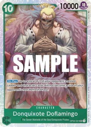 Donquixote Doflamingo (031) (OP04-031) - Kingdoms of Intrigue Foil | Grognard Games
