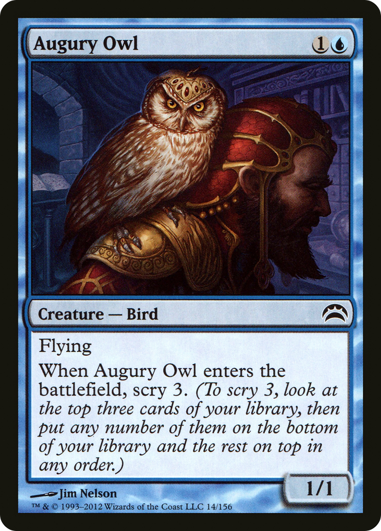 Augury Owl (PC2-014) - Planechase 2012 Foil | Grognard Games