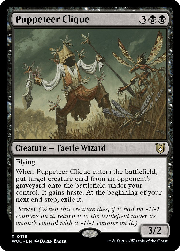 Puppeteer Clique [Wilds of Eldraine Commander] | Grognard Games