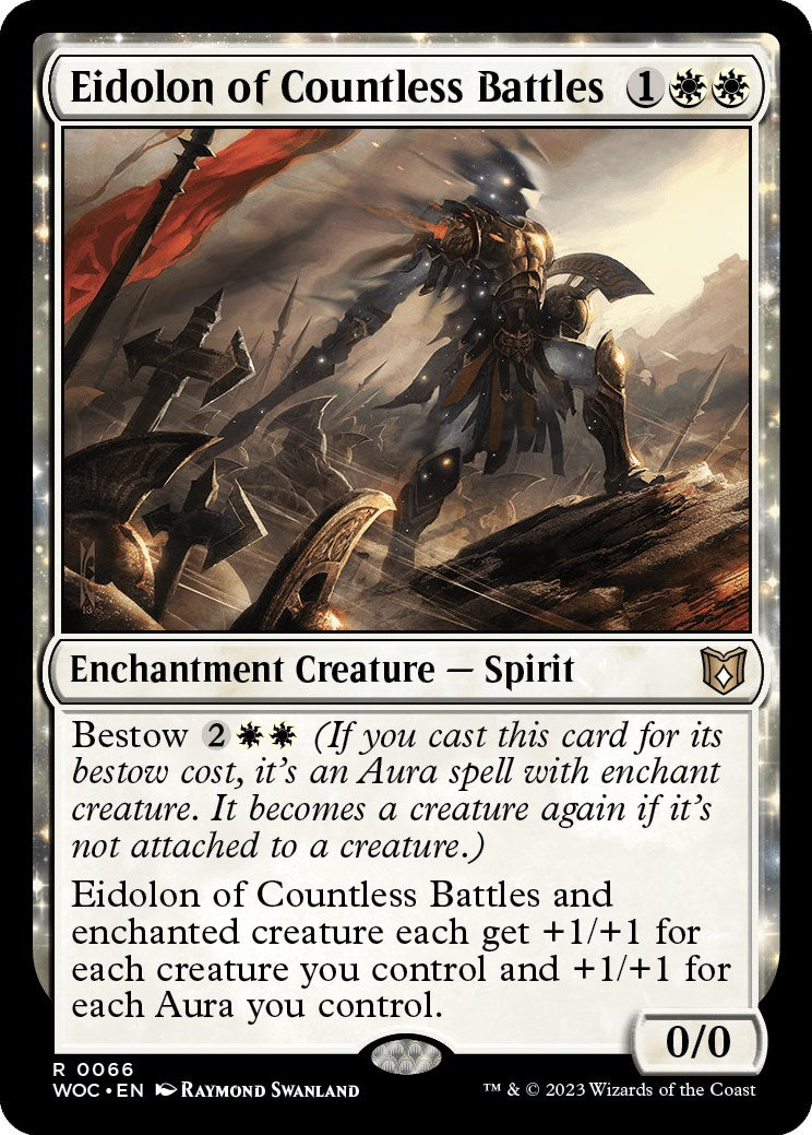 Eidolon of Countless Battles [Wilds of Eldraine Commander] | Grognard Games