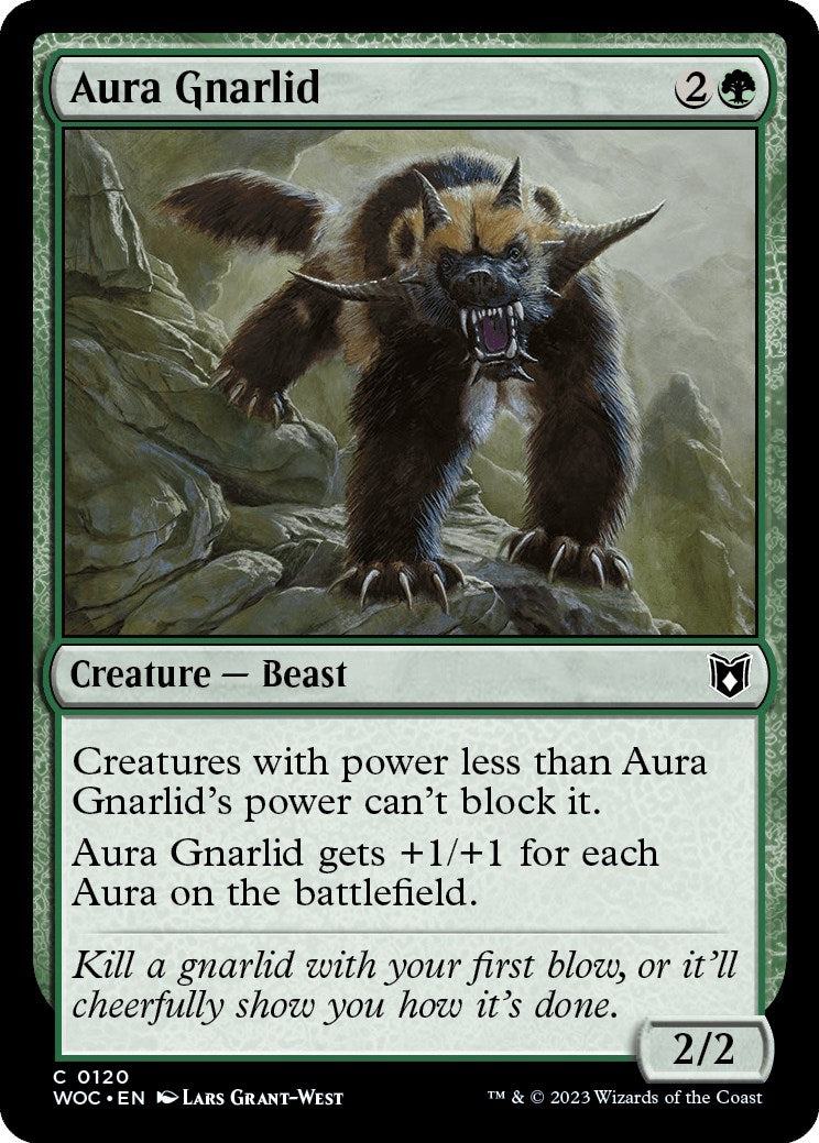 Aura Gnarlid [Wilds of Eldraine Commander] | Grognard Games