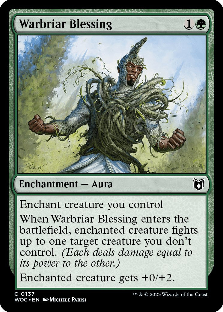 Warbriar Blessing [Wilds of Eldraine Commander] | Grognard Games