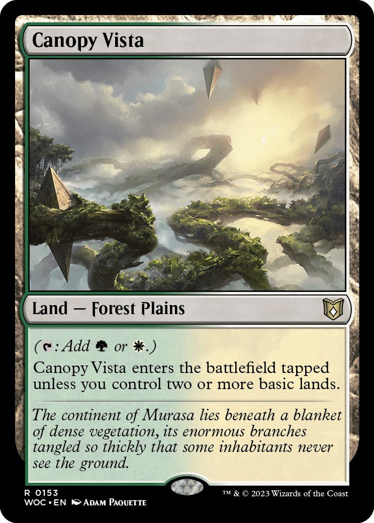 Canopy Vista [Wilds of Eldraine Commander] | Grognard Games