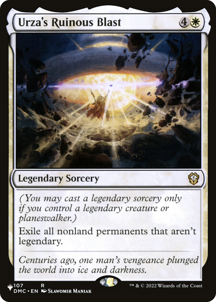 Urza's Ruinous Blast [Secret Lair: From Cute to Brute] | Grognard Games
