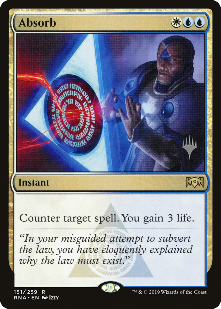 Absorb (Promo Pack) [Ravnica Allegiance Promos] | Grognard Games