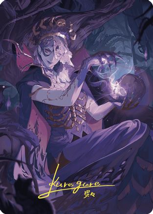 Necropotence Art Card (Gold-Stamped Signature) (ASWOE-080) - Art Series: Wilds of Eldraine | Grognard Games