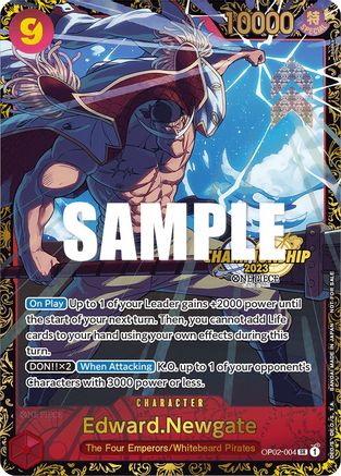 Edward.Newgate (Championship 2023) (OP02-004) - One Piece Promotion Cards Foil | Grognard Games