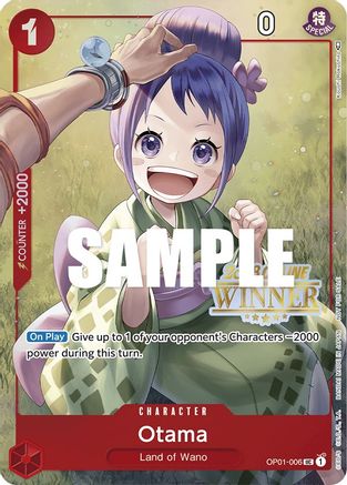 Otama (Online Regional 2023) [Winner] (OP01-006) - One Piece Promotion Cards Foil | Grognard Games