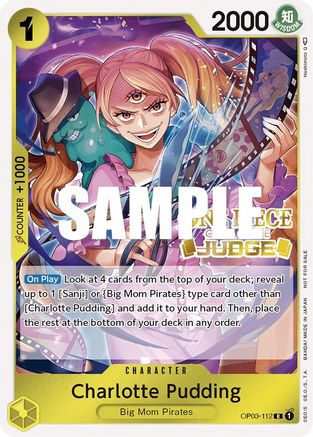Charlotte Pudding (Judge Pack Vol. 2) (OP03-112) - One Piece Promotion Cards Foil | Grognard Games
