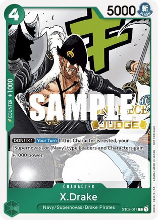 X.Drake (Judge Pack Vol. 2) (ST02-014) - One Piece Promotion Cards Foil | Grognard Games