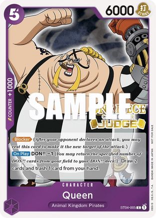 Queen (Judge Pack Vol. 2) (ST04-005) - One Piece Promotion Cards Foil | Grognard Games