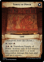 Ojer Axonil, Deepest Might // Temple of Power (LCI-317) - The Lost Caverns of Ixalan: (Showcase) | Grognard Games