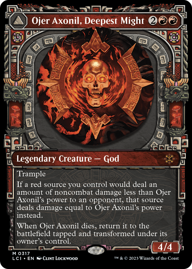 Ojer Axonil, Deepest Might // Temple of Power (LCI-317) - The Lost Caverns of Ixalan: (Showcase) Foil | Grognard Games
