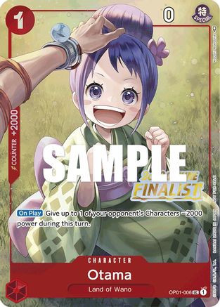 Otama (Offline Regional 2023) [Finalist] (OP01-006) - One Piece Promotion Cards Foil | Grognard Games
