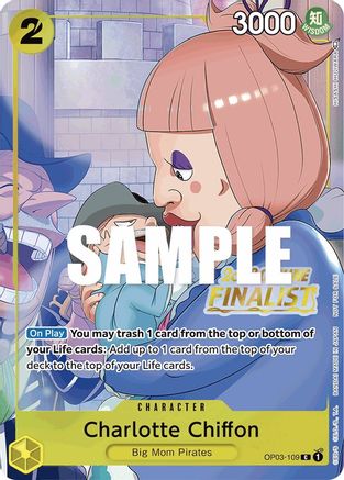 Charlotte Chiffon (Offline Regional 2023) [Finalist] (OP03-109) - One Piece Promotion Cards Foil | Grognard Games