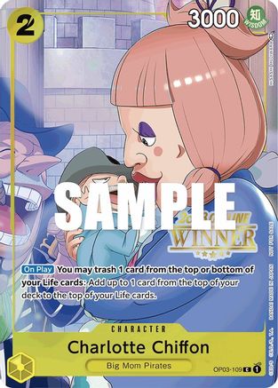Charlotte Chiffon (Offline Regional 2023) [Winner] (OP03-109) - One Piece Promotion Cards Foil | Grognard Games