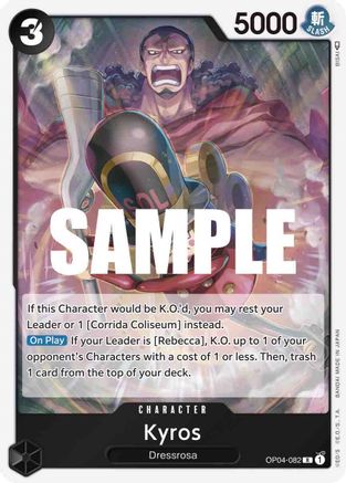 Kyros (OP04-082) - Kingdoms of Intrigue Foil | Grognard Games