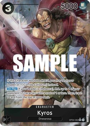 Kyros (Alternate Art) (OP04-082) - Kingdoms of Intrigue Foil | Grognard Games