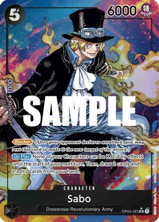 Sabo (Alternate Art) (OP04-083) - Kingdoms of Intrigue Foil | Grognard Games