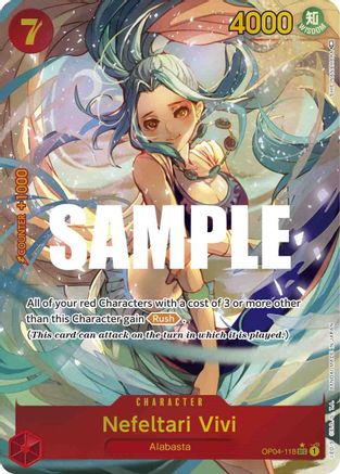 Nefeltari Vivi (118) (Alternate Art) (OP04-118) - Kingdoms of Intrigue Foil | Grognard Games