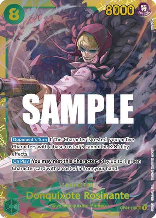 Donquixote Rosinante (OP04-119) - Kingdoms of Intrigue Foil | Grognard Games