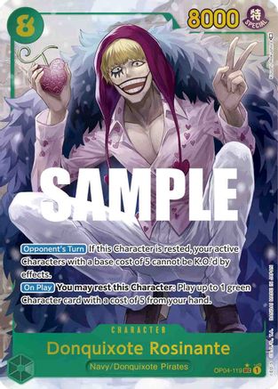 Donquixote Rosinante (Alternate Art) (OP04-119) - Kingdoms of Intrigue Foil | Grognard Games