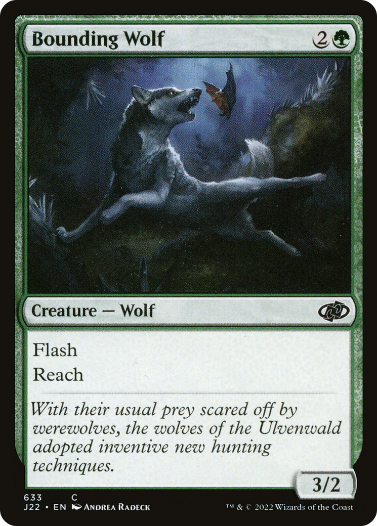 Bounding Wolf [Jumpstart 2022] | Grognard Games