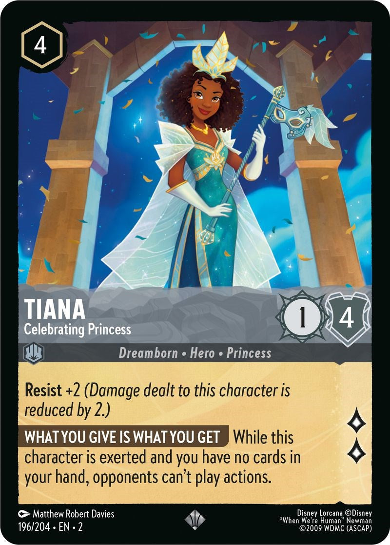 Tiana - Celebrating Princess (196/204) [Rise of the Floodborn] | Grognard Games